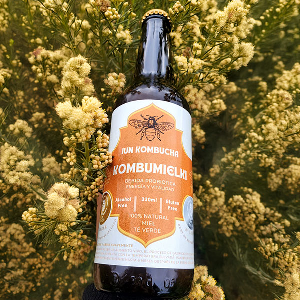 Kombucha Miel 330 ml.
